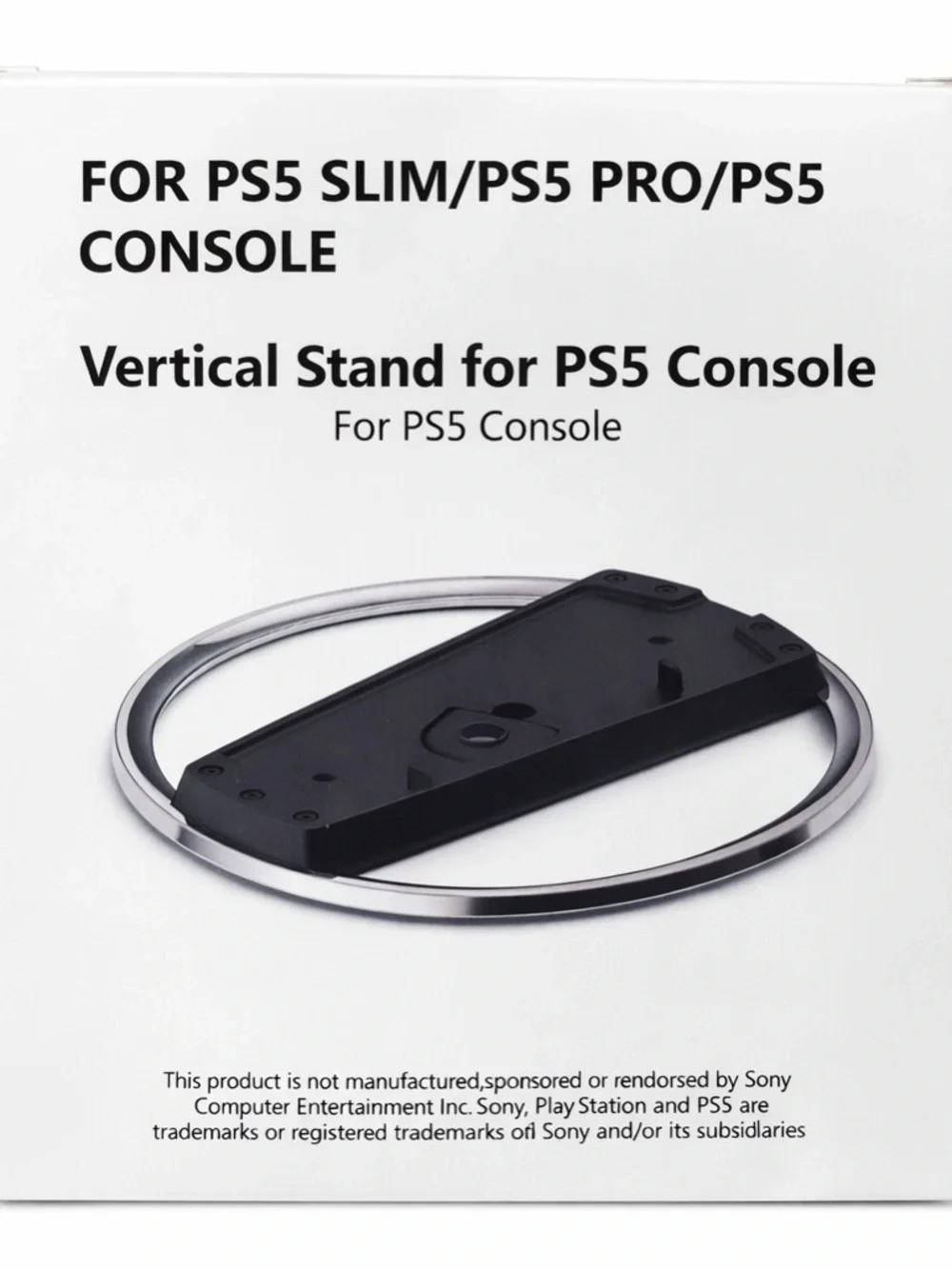 Vertical Console Stand - Black